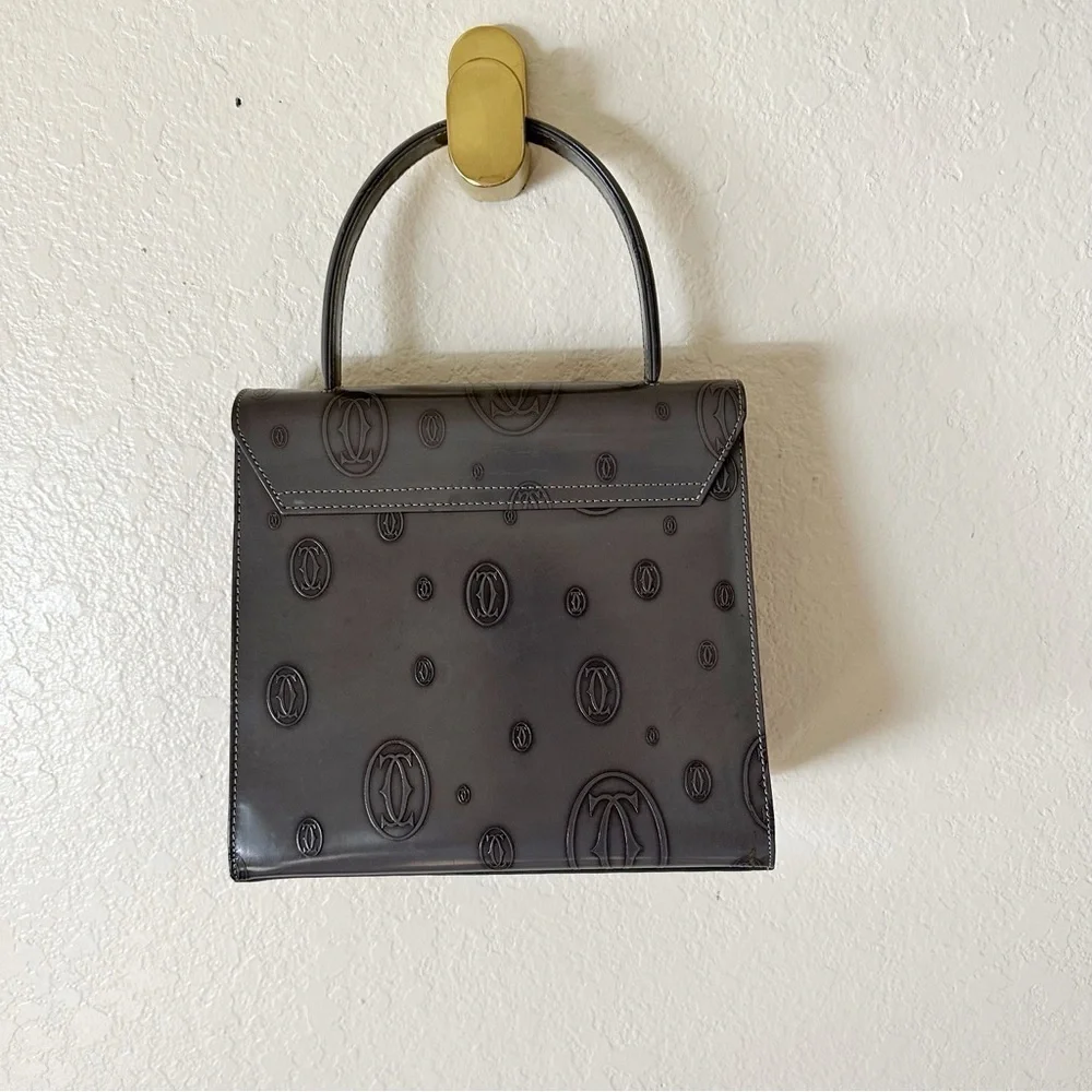 Authentic Cartier Happy Birthday handbag in monogram patent leather - Picture 9 of 10